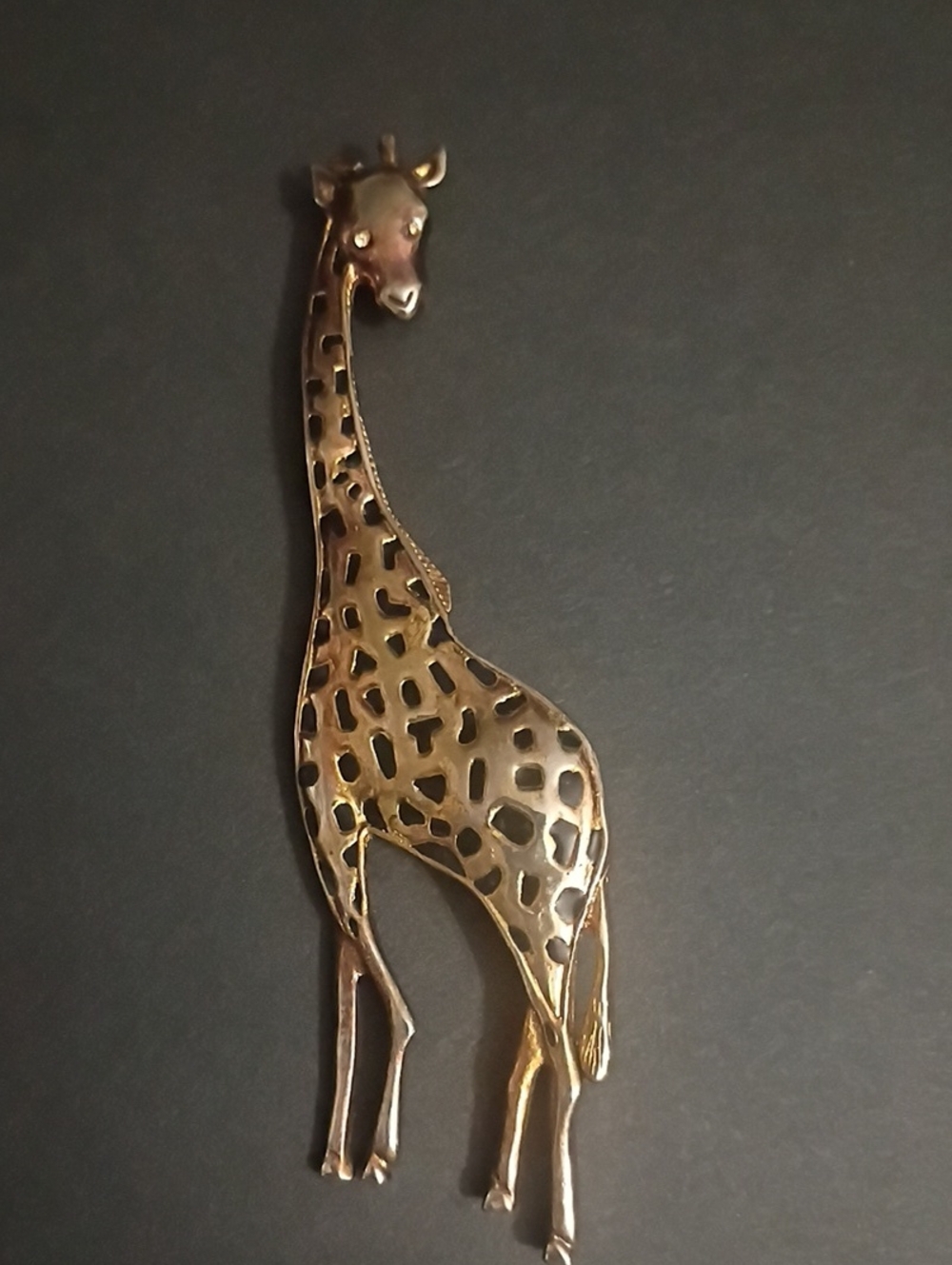 Vintage Giraffe Brooch Estate